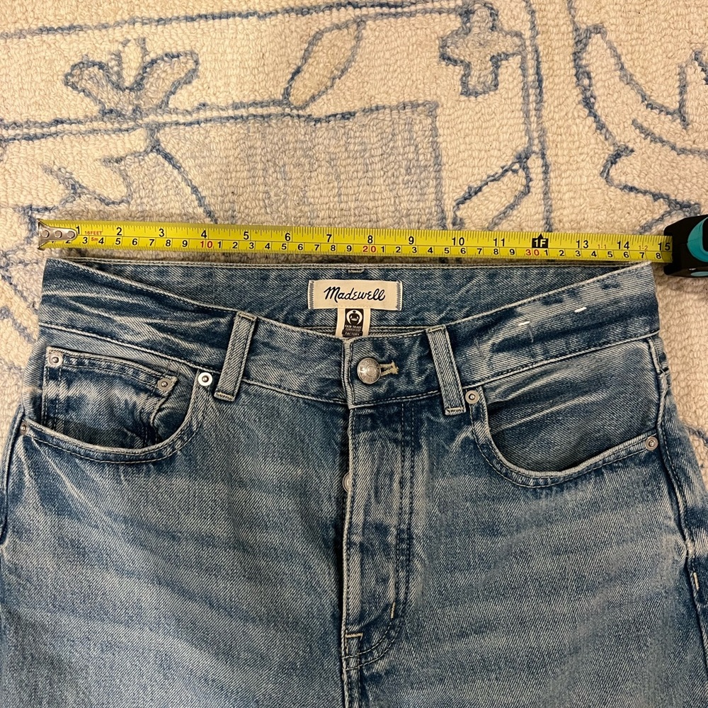 Madewell Darted Barrel-Leg Jean Edmonson wash size 24 - Picture 10 of 11